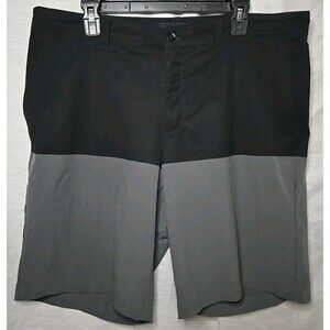Nike Golf Dri-Fit Shorts StandardFit, Sz 36×10, Black/Gray